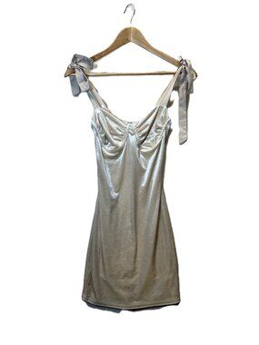 garage corset dress Satin Corset Dress BLACK